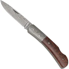 Budoten Damast-Taschenmesser Schlangenholzgriff