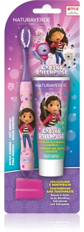 Gabby's Dollhouse Naturaverde Kids Dental Set Set für die Zähne