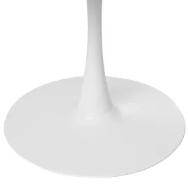Beliani Boca Ø 120 cm weiß