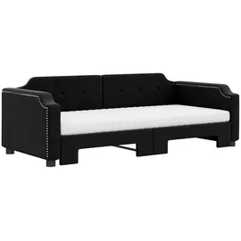 vidaXL Tagesbett 90 x 200 cm Schwarz