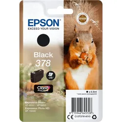 Original Epson Tinten Patrone 378 schwarz für Expression Premium 8500 8505 15000