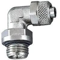 Riegler Winkel-Einschraubverschraubung, drehbar, G 1/4 a., Schlauch 6/4