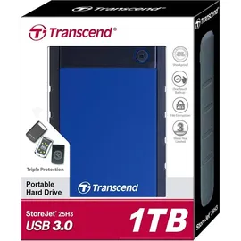 Transcend StoreJet 25H3 1 TB USB 3.1 blau TS1TSJ25H3B