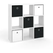 Vicco Raumteiler Hylda 82,8 x 82,8 x 26 cm Weiß