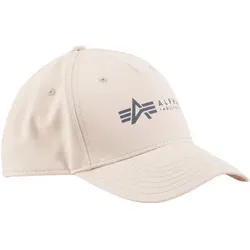 Alpha Industries  Schirmmütze Alpha Cap - jet stream white  in Beige, Einheitsgrösse