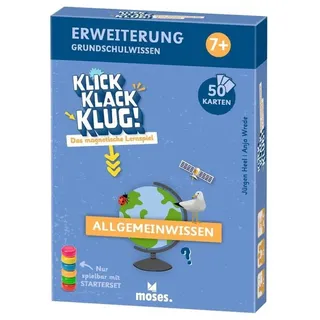 Moses Klick Klack Klug Erweiterungsset Allgemeinwissen ab 7 Jahren