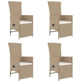 vidaXL Garten-Essgruppe 5-tlg. Beige