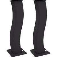 Eurolite 2x Stage Stand 150cm geschwungen inkl. Cover und