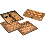 Philos Schach Backgammon Dame Set Feld 43 mm