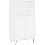 vidaXL Highboard 60 x 110 x 36 cm weiß