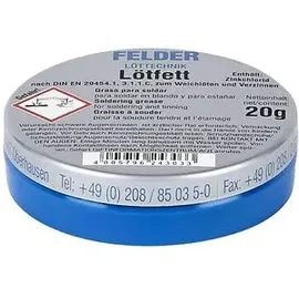 Felder 24310010 Lötfett Inhalt 20g, F-SW 21