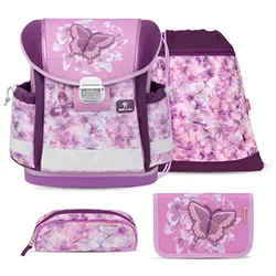 Belmil Classy Schulranzen-Set 4-teilig Chic Charms mit Brustgurt Chic Charms Schulranzen Set