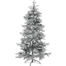 Beliani Weihnachtsbaum 210 cm Weiß