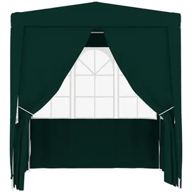 vidaXL Profi-Partyzelt 2 x 2 m inkl. Seitenteile grün
