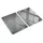 Tulup Schneidebrett Gehärtetes Glas 2 40 x 52 cm Grau