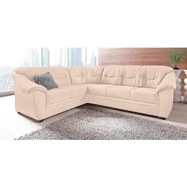 sit&more Eckcouch Mikrofaser 5-Sitzer Beige