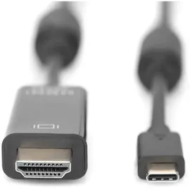 Digitus HDMI/USB Adapterkabel 2 m Schwarz