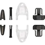 Cressi Mask Buckels Professional Serie Group C Clear/Black (2pcs) - Original Schnallen für Tauch und Schnorchelmasken, Transparent/Schwarz, Einheitsgröße, Unisex