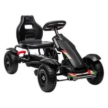 Homcom Kinder GO Kart Tretauto schwarz (nicht verfügbar)