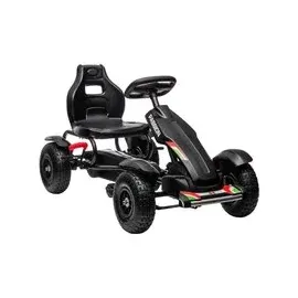 Homcom Kinder GO Kart Tretauto schwarz (nicht verfügbar)
