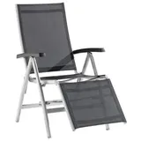 Sieger Relaxsessel Bodega, ca. B62/H109/T95, Dunkelgrau