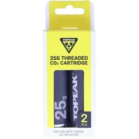 Topeak 25g CO2 mit Gewinde (2er Set) ONE Size