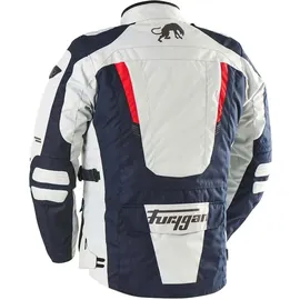 Furygan Apalaches Evo Textiljacke wasserdicht - Dunkelblau/Hellgrau/Rot / L