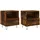 deluke Nachttisch, Braun, Holz, 40x47.5x35 cm, Schlafzimmer,