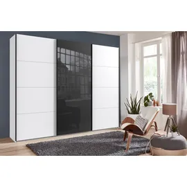 WIMEX Schwebetürenschrank Norderstedt 270 x 236 x 64 cm Weiß/Schwarz