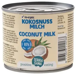 Terrasana - Bio Kokosmilch 200 ml