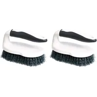 Amazon Basics Scheuerbürste 2er Set Schwarz/Weiß
