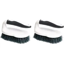 Amazon Basics Scheuerbürste 2er Set Schwarz/Weiß