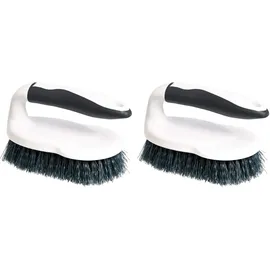 Amazon Basics Scheuerbürste 2er Set Schwarz/Weiß