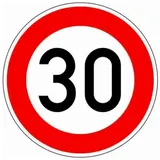 Neutrale Produktlinie VKZ.274-30 Ronde 600 mm 30 km/h Rot/Weiß