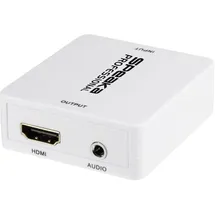 SpeaKa Professional Audio Extraktor HDMI - HDMI, Klinke, Cinch 1920 x 1080 Pixel Weiß