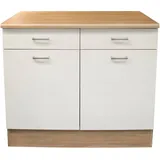 BASIC by Balculina Unterschrank Andy 100 x 60 x 90 cm Weiß