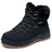 SKECHERS Park City Stiefelette, Schwarzes Duraleather-Kunstfell, 37 EU