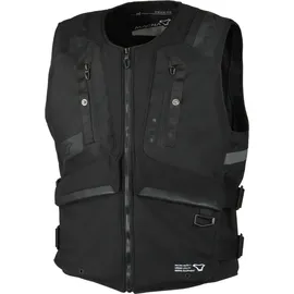 Macna MUTV-1 Solid Motorrad Weste, schwarz, Größe M für Männer
