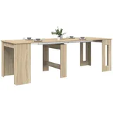 vidaXL Esstisch 240 x 85 x 75 cm braun