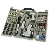 Eberth Druckluftwerkzeuge 71 tlg. mit 1/2" Schlagschrauber, 3/8" Ratschenschrauber,