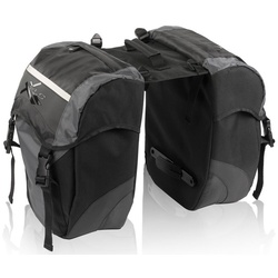 XLC Gepäckträgertasche Doppelpacktasche schwarz