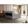 altdecor Boxspringbett mit Matratze, Topper, Polsterbett mit, Bettkasten MIAMI-Z KING - 140x200 - Grau Monolith