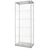 Showdown Displays Glasvitrine bel.800x2000x400 silber
