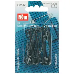 Prym Sicherheitsnadeln schwarz 18 Stück