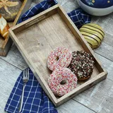 MARELIDA Tablett aus Mangoholz in braun - L: 30cm | Gr.: onesize