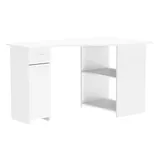 VCM Eckschreibtisch Linzia weiß