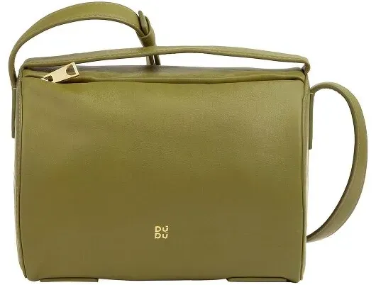 DuDu Up Umhängetasche Leder 19.5 cm  grün