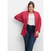 sheego Jackenblazer Große Größen mit Schalkragen und Taschen rosa 52