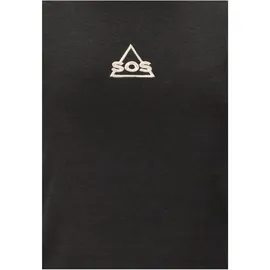 SOS Nuuk Woll Baselayer langes Skiunterhemd Schwarz XS