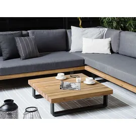 Beliani Lounge Set 5-tlg. Hellbraun/Grau